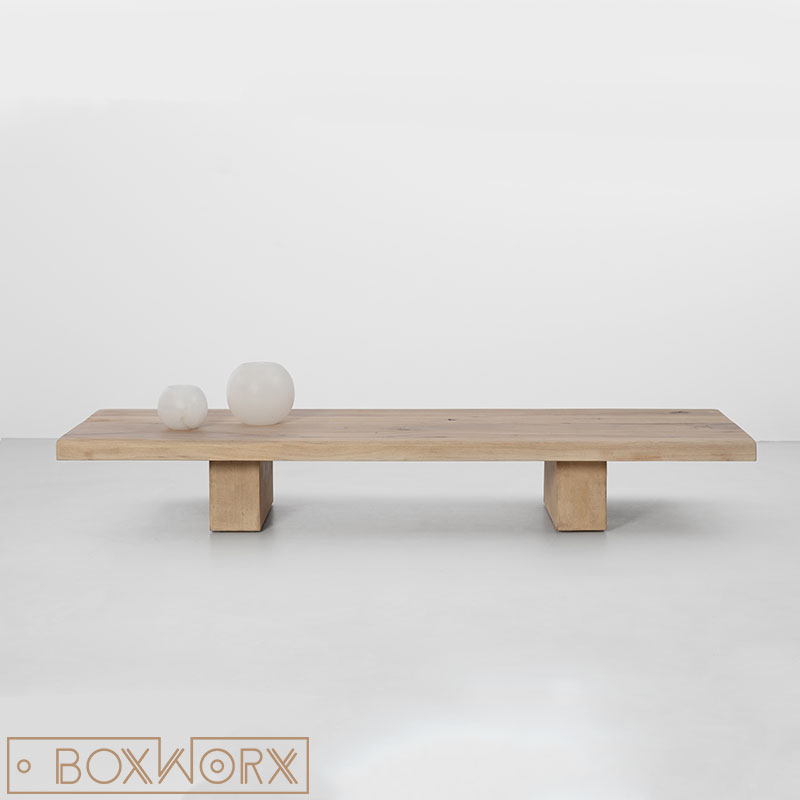 Salontafel BRANT van eiken en beton Salontafels | BoxWorx